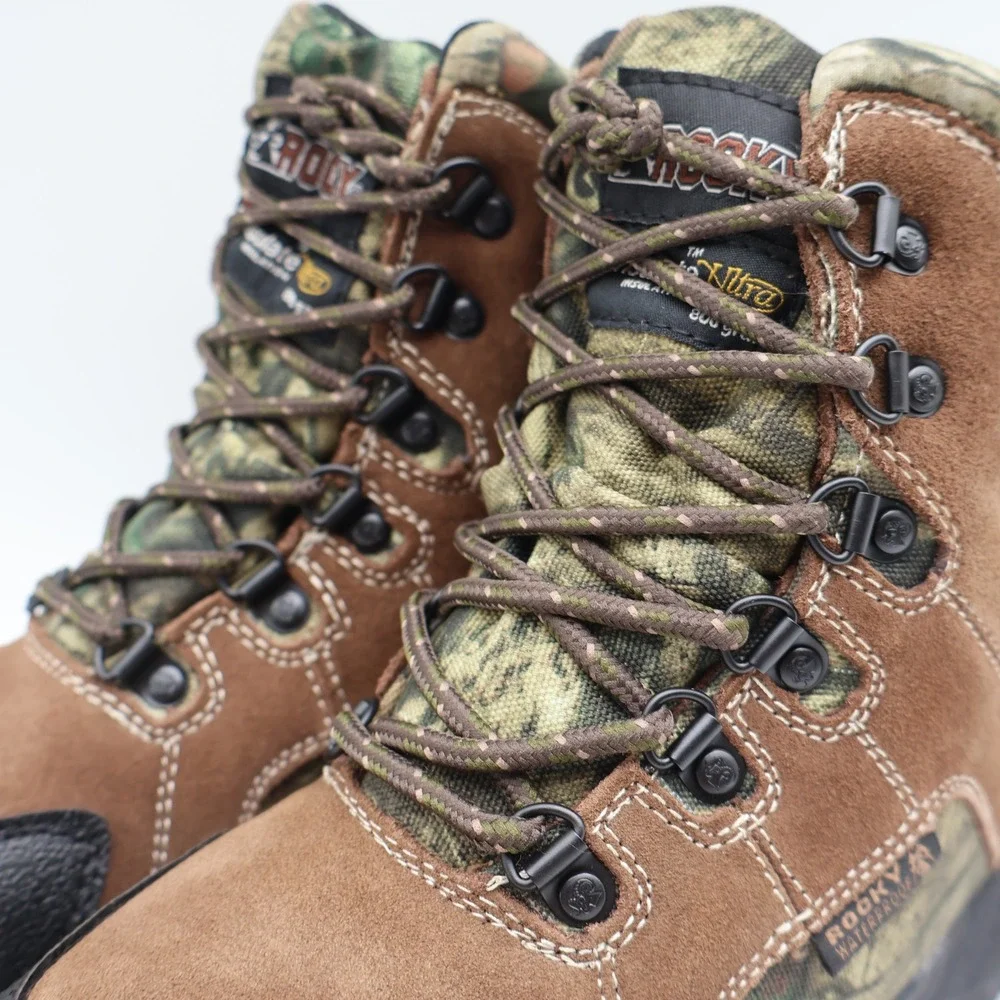 Rocky Outdoor Boots Kids 3M Brown Camo 800g Thinsulate Waterproof FQ0003710